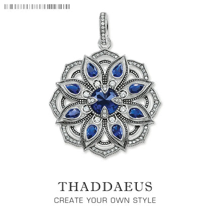 Anhänger Splenic Root Herz Third-Eye Throat Chakra Lotus Karma Wheel, brandneuer Vintage-Schmuck Bijoux Geschenk für Frau Mädchen Männer