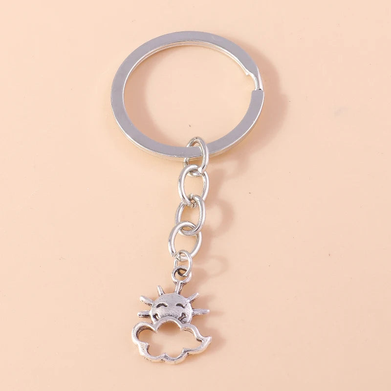 Retro Truthahn Glück bösen Blick Schlüssel bund Edelstein Kristall Schlüssel ring Anhänger für Auto Schlüssel halter Handtasche Dekor DIY Schmuck Geschenke