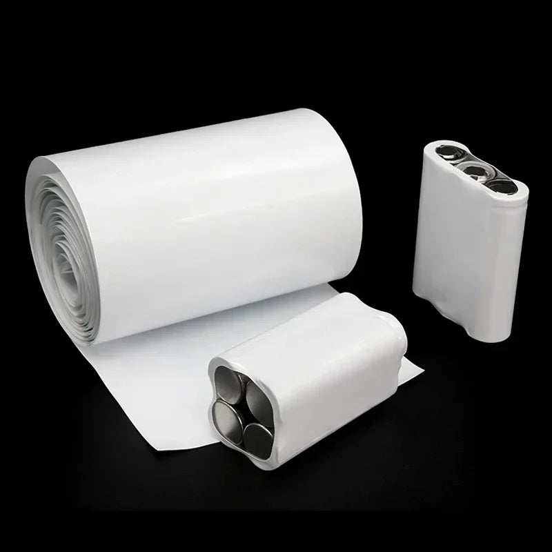 1M PVC Bunter Schrumpfschlauch, Breite 7~103mm, für 18650 Lipo-Akkupacks, Isolierfolie, Lithium-Gehäuseschutz, Kabelummantelung