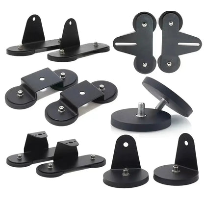 2 Stück starke magnetische Halterungen (D66mm, D88mm) für LED-Lichtleisten am Autodach, Halterung für Arbeitsleuchten, geeignet für SUV und ATV