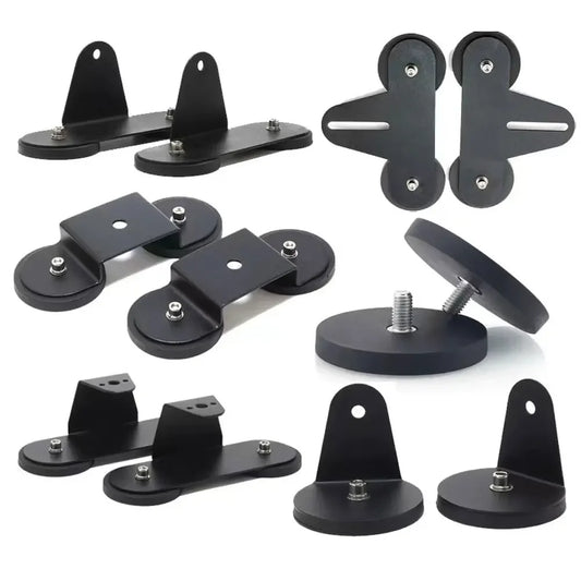 2 Stück starke magnetische Halterungen (D66mm, D88mm) für LED-Lichtleisten am Autodach, Halterung für Arbeitsleuchten, geeignet für SUV und ATV
