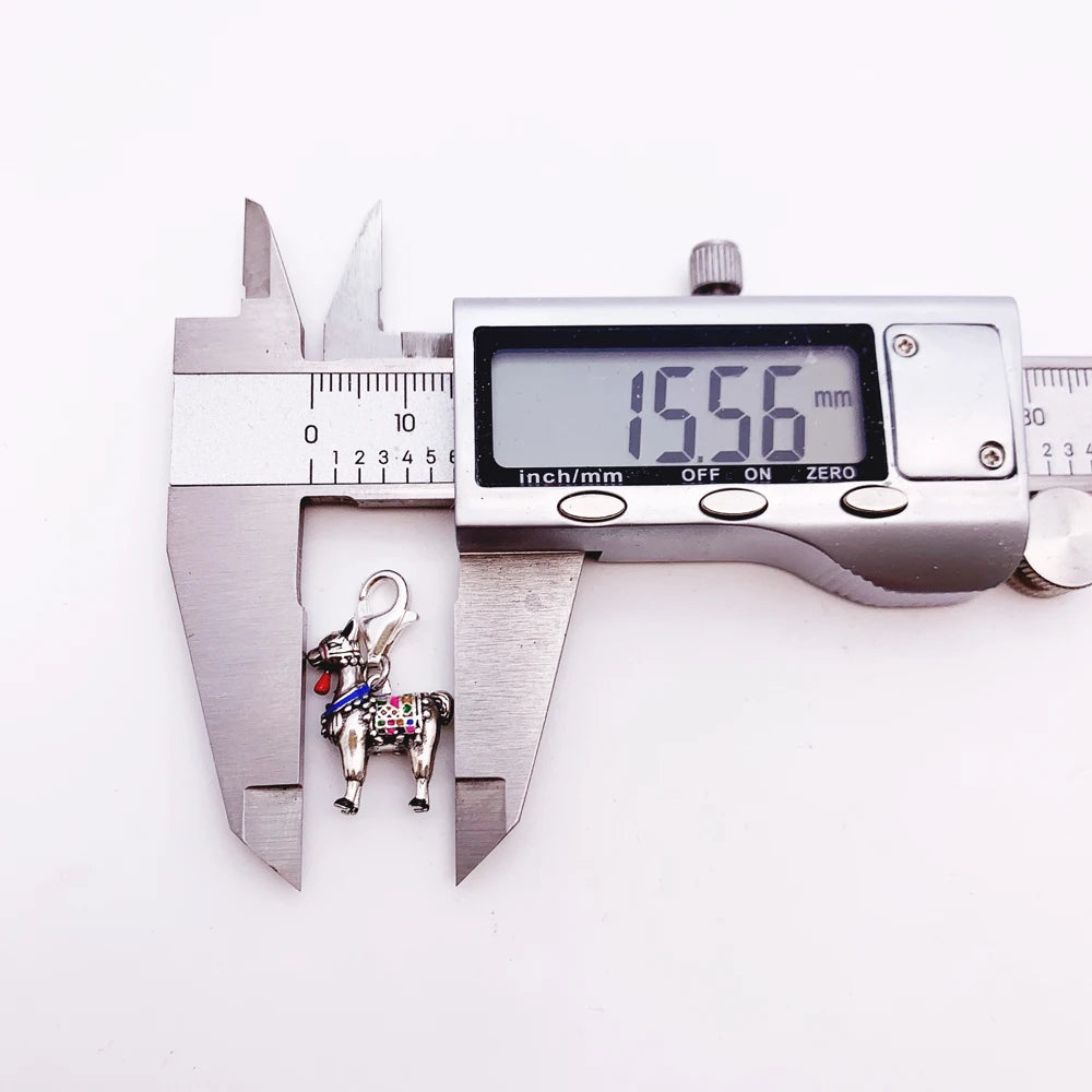 Alpaka Lama Charms Anhänger Echt 925 Sterling Silber Mode Nettes Geschenk Europa Schmuck, Die DIY Für Frauen & Männer