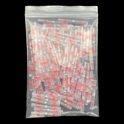 50/100/200PCS Schrumpf Anschlüsse Hülse Rohr Terminals Elektrische Butt Splice Draht Stecker Splice Solder Isolierte kabel