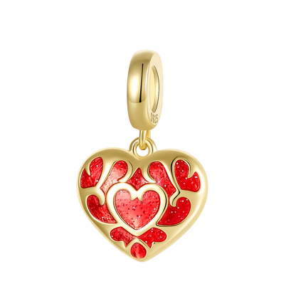 Gold-Serie, DIY-Charms, Original-Charms aus 925er-Sterlingsilber mit eingelegtem Zirkonium, Sonnen- und Leoparden-Anhänger, passend für Armbänder, Schmuck, Geschenkmarkierung