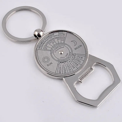 50 Jahre Super ewiger Kalender Schlüsselanhänger Flaschenöffner Schlüsselanhänger Astrologie Schlüsselanhänger Party Geschenk Schlüsselanhänger Geschenk Schmuck