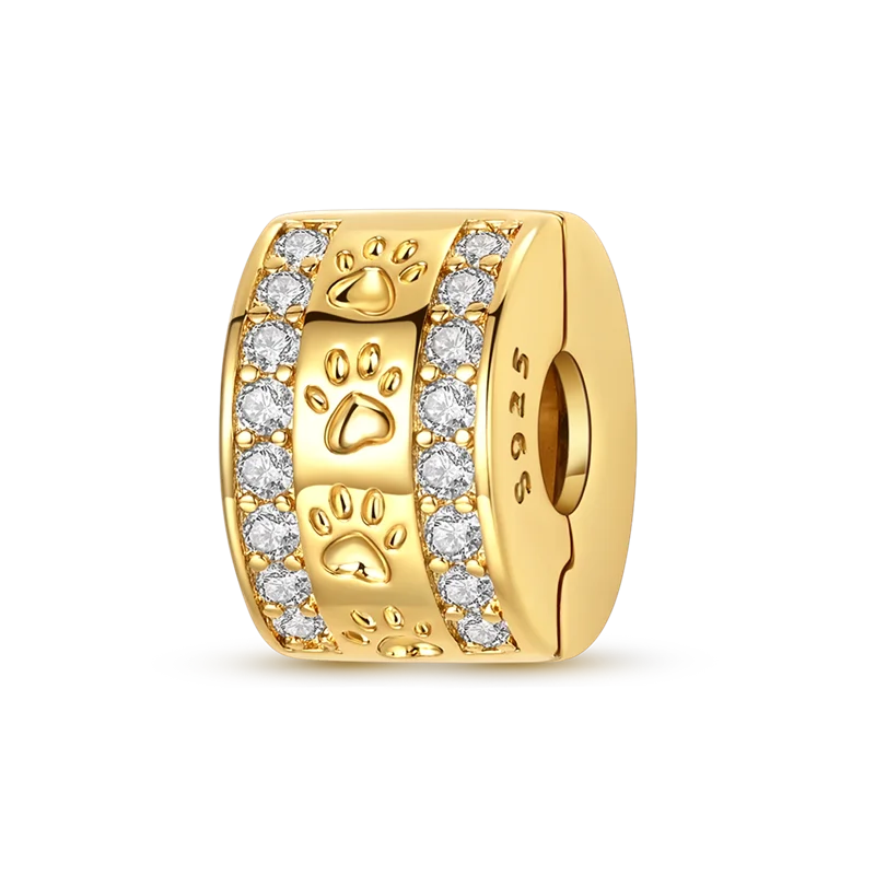 925er Sterlingsilber, Gold, Blume, Schmetterling, Leopard, Pfotenklee, Perlen, Zirkon, Schmuck für Halskette, Armband, Geschenk für Frauen und Mädchen