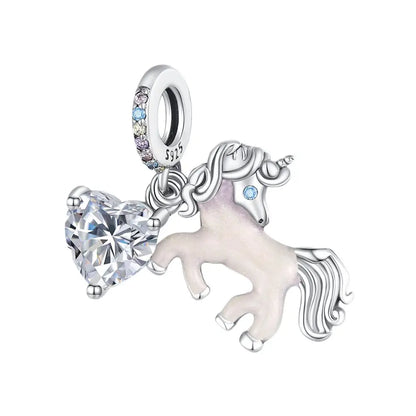 Tier-Serie, 925er-Sterlingsilber, Giraffe, Kamel, Gans, Orang-Utan, Affe, Siegel-Charm, passend für DIY-Armbänder, Halsketten, edler Schmuck, Geschenke