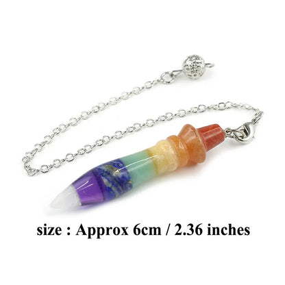 Naturstein heilsteine Anhänger ägyptischen Kristall Pendel für Weissagung Wünschelrute Reiki rosa klar Quarz Amethysten obsidian rosenquarzschwarz Onyx Pendel edelstein anhänger kristall anhänger amulett x130