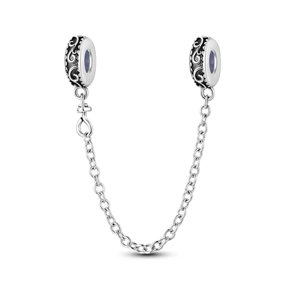 Silberverschluss, 925er-Sterlingsilber, CZ-Pflaster-Clip-Charms, Gänseblümchen-Perlen, Stopper, Sicherheitskette, passend für Original-Armreif, Schmuck-Clip