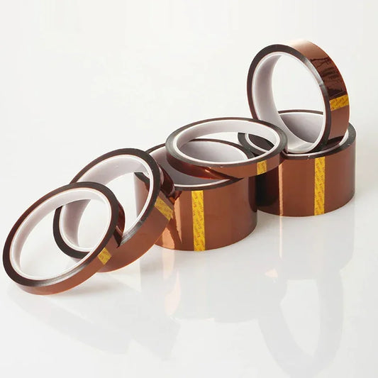 1 Stück selbstklebendes Klebeband, 30 m, hochtemperaturbeständiges Klebeband, Elektronikindustrie, Schweißen, Polyimid, Capton-Isolierband, Größe 12