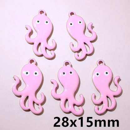 10 Stück Edelstahl Emaille Streifen Fisch Charms Anhänger 40x8/40x14mm DIY Schmuck Herstellung Zubehör für Halsketten Ohrringe