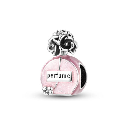 Neue 2025 925 Sterling Silber Charms Perlen Liebe Herz Rosa Original Charm Anhänger Fit Charm Armbänder DIY Schmuck Geburtstag Geschenk