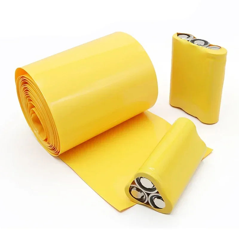 1M PVC Bunter Schrumpfschlauch, Breite 7~103mm, für 18650 Lipo-Akkupacks, Isolierfolie, Lithium-Gehäuseschutz, Kabelummantelung