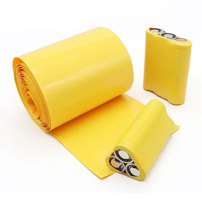 1M PVC Bunter Schrumpfschlauch, Breite 7~103mm, für 18650 Lipo-Akkupacks, Isolierfolie, Lithium-Gehäuseschutz, Kabelummantelung
