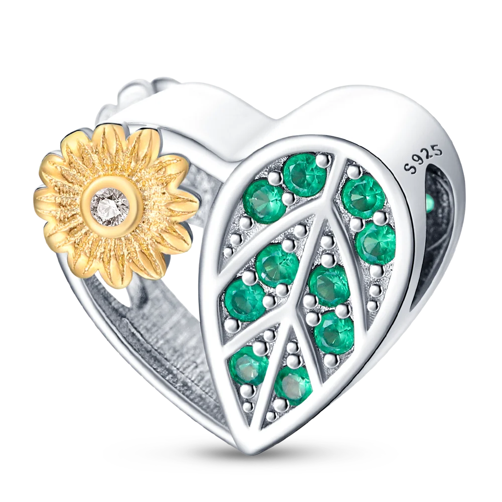 Fit 925 Original Armband 100 % 925 Sterling Silber Glänzende Bunte Zirkon Herz Charms Perlen Exquisite DIY Schmuck Geschenk