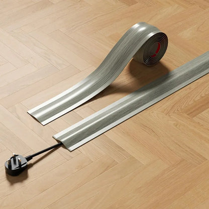 1PC 1m/3meter Kabelabdeckung Boden PVC Kabelabdeckungen für Drähte auf dem Boden, weiche Bodenkabelabdeckung Kabelversteckung