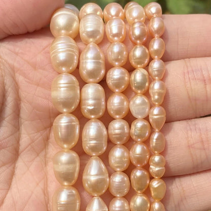 Natürliche Süßwasser perlen Perlen hochwertige unregelmäßige Form Punsch lose Perlen für Schmuck machen DIY Halskette Armband