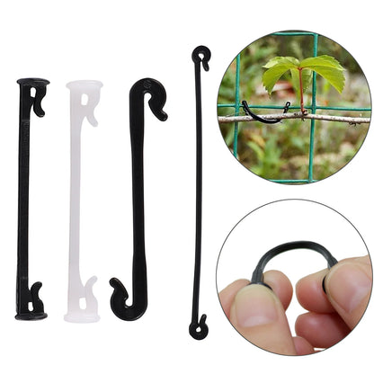 Pflanzen reben gebunden Schnalle Traube fest Zurr haken Gewächshaus Garten Bauernhof Obst Gemüse Klettern Unterstützung Umreifung clips 2000pcs