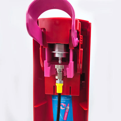 2025 Soda Water Terra DUO ART Gaia Schnellanschluss-Adapter-Schlauch-Set zum externen CO2-Tankzylinder W21,8 CGA320 G3/4 Tankadapter
