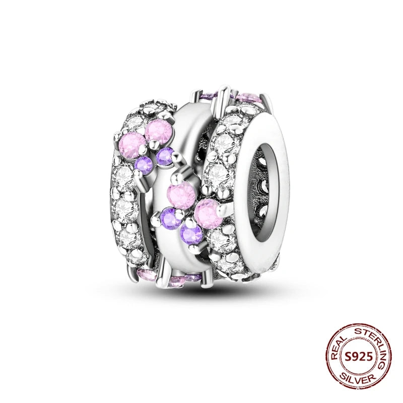 Flugzeug-Charm, 925er Silber, Original-Zirkon, Kleeblatt, Avocado, Charms, Perle, passend für Armbänder, DIY-Schmuck für Frauen, Hochzeitstag, Geschenk