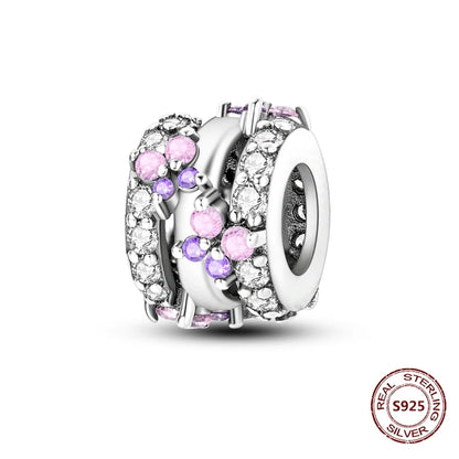 Flugzeug-Charm, 925er Silber, Original-Zirkon, Kleeblatt, Avocado, Charms, Perle, passend für Armbänder, DIY-Schmuck für Frauen, Hochzeitstag, Geschenk
