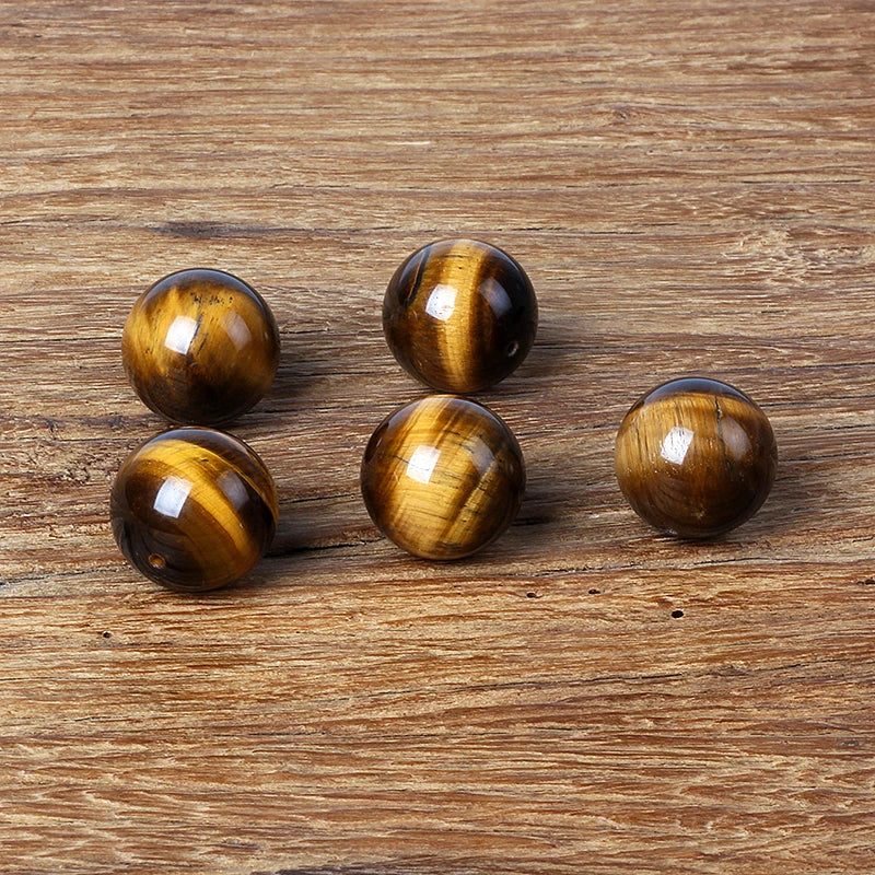 4–20 mm natürliche gelbe Tigerauge-Perlen, 5A+, rund, lose Abstandshalter für DIY-Armband, Schmuckherstellung, Zubehör, 5 Stück
