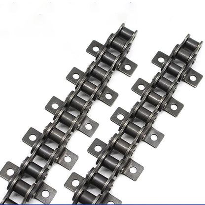 1PC 1,5 Meter 06B Short Pitch Rollenkette Single Double Bend Ear Straight Industrial Drive Single Row für Enhanced Efficiency