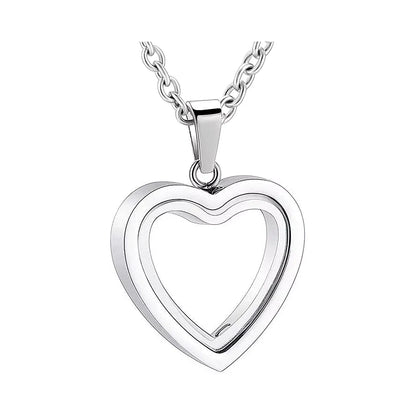 Glas Feuerbestattung Schmuck Halskette für Asche Herz Memorial Medaillons für Asche Edelstahl Andenken Urne Asche Anhänger