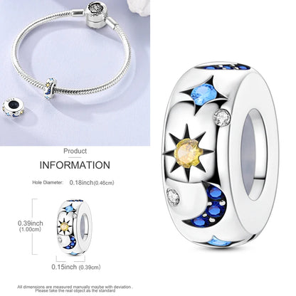 Katze Schmetterling Gänseblümchen CZ Pave Clip Charms Positionierung Schnalle 925 Sterling Silber Silikon Spacer Perlen passen Original Racelet DIY