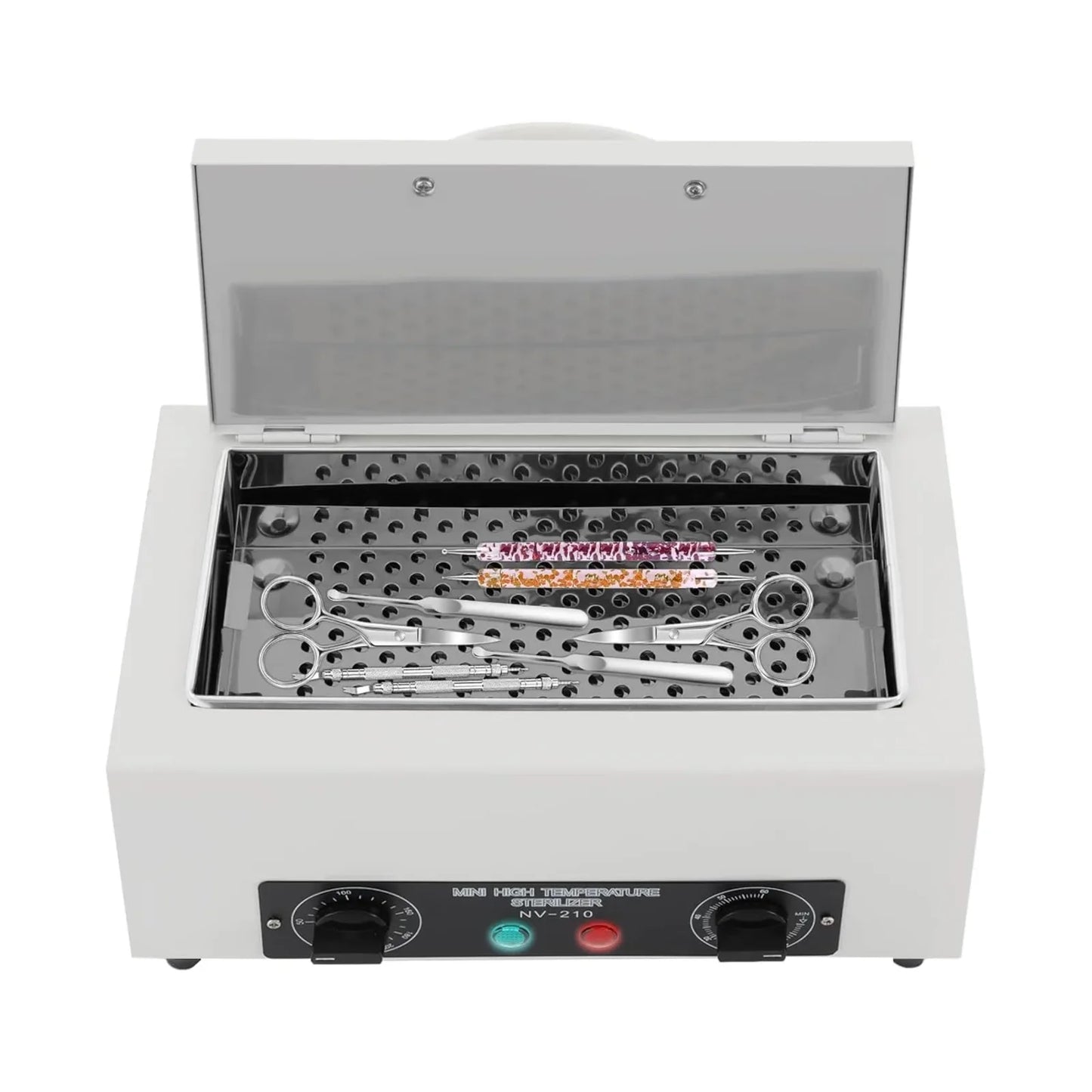 300W Heißluft-Sterilisator Trockenhitzesterilisator Desinfektion 220V ℃   Mit Timer Neues Sterilisationsgerät Nagelwerkzeug-Sterilisator