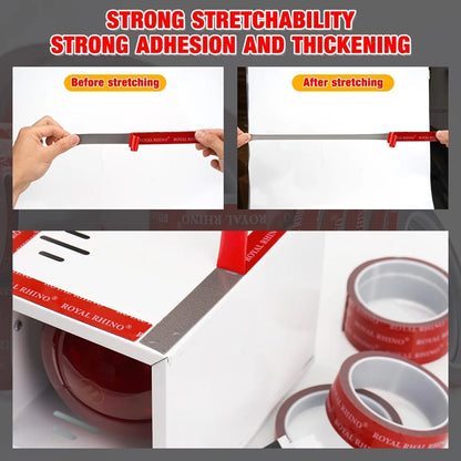 2 Rollen starkes doppelseitiges Klebeband, Acrylschaum-Klebeband, hochviskoses Klebeband, keine Spuren, Wandfixierungsaufkleber für die Auto-, Heim- und Industriebranche