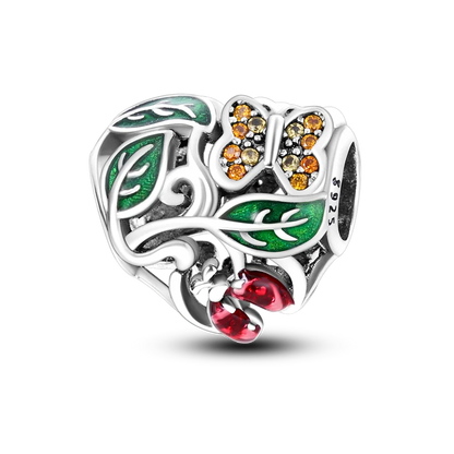 Fit 925 Original Armband 100 % 925 Sterling Silber Glänzende Bunte Zirkon Herz Charms Perlen Exquisite DIY Schmuck Geschenk