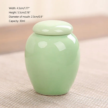 Keramik versiegelte Haustier-Urnen flasche, Leerer Kasten behälter, Urnen für Hunde asche, Mini Multi-Color, Kleine Haustier-Urne, 45ml