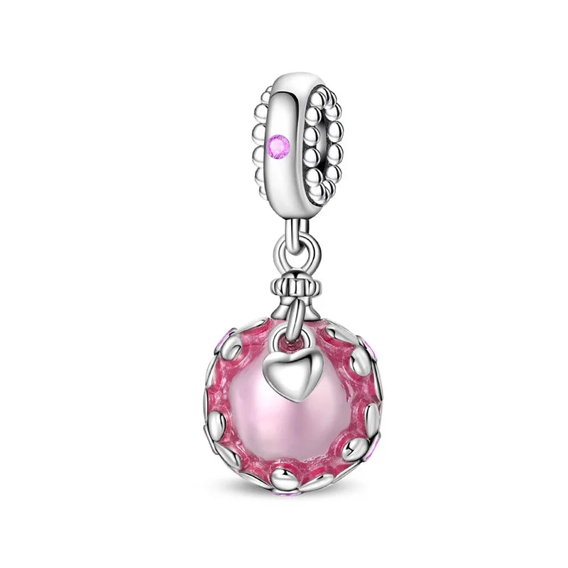 Edle Serie 925er Silber Parfüm-Bogen-Designs, Charm-Perlen, Anhänger, baumelnd, passend für Original-Armreif, Charm-Armband, DIY-Frauenschmuck