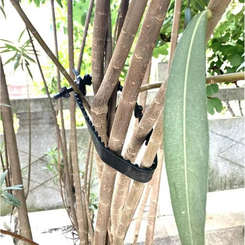Baumbinder zur Unterstützung, robuste, verstellbare Pflanzen-Twist-Krawatten, 5-fach wiederverwendbares Baum-Trainingssystem, Strauch-Bindewerkzeug für die Gartenarbeit