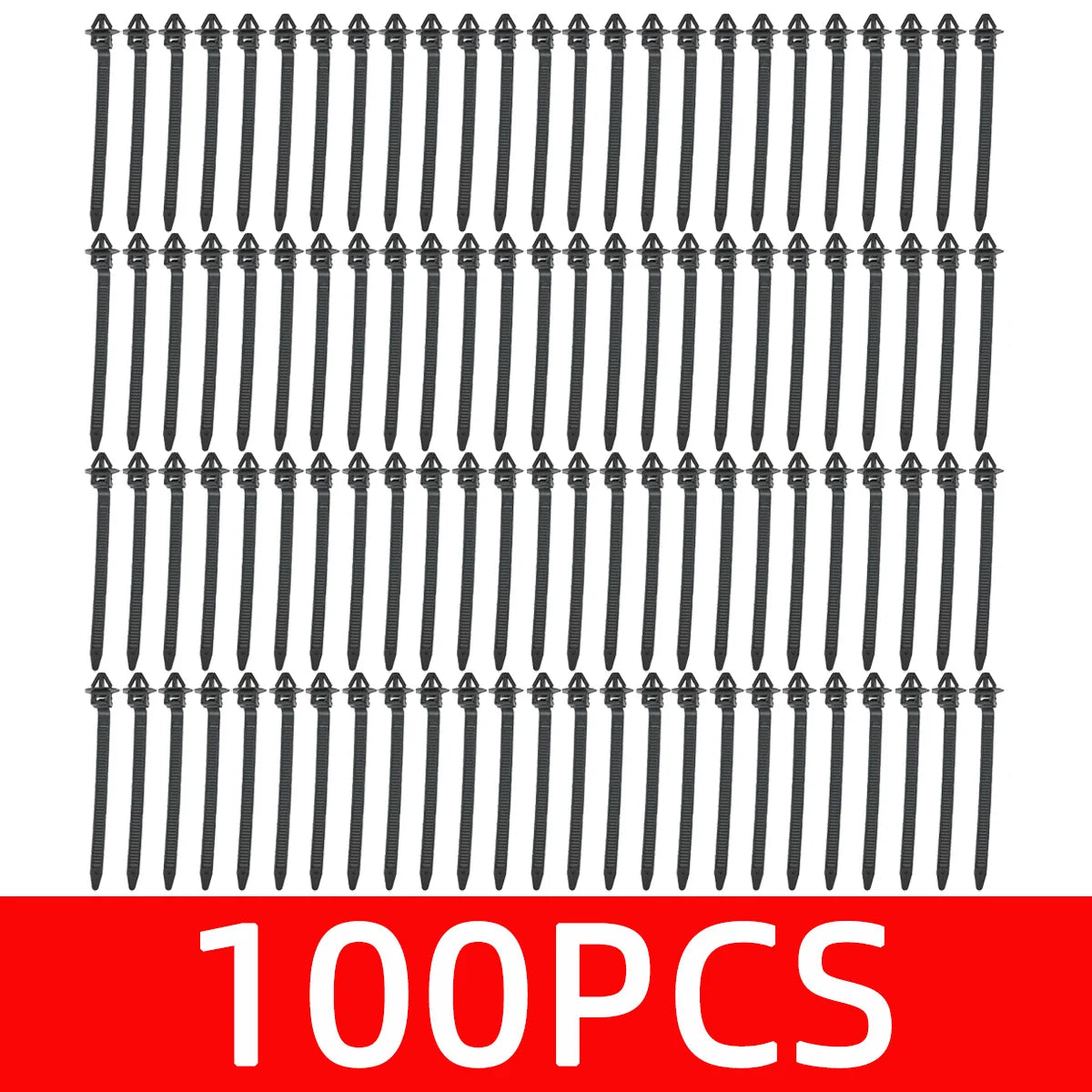 PINMOAP Kabelbinder für Kfz-Druckkabelbinder, schwarze Nylon-Kabelbinder, selbstsichernde Mehrzweck-Kabelbinder zum Bündeln von Innenrädern