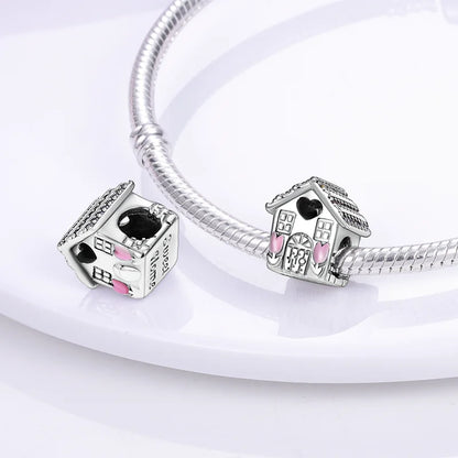 925 Sterling Silber Familie Schmetterling Flugzeug baumeln Perlen passen original Pandora Charms Armbänder DIY Perle Frauen Schmuck herstellung
