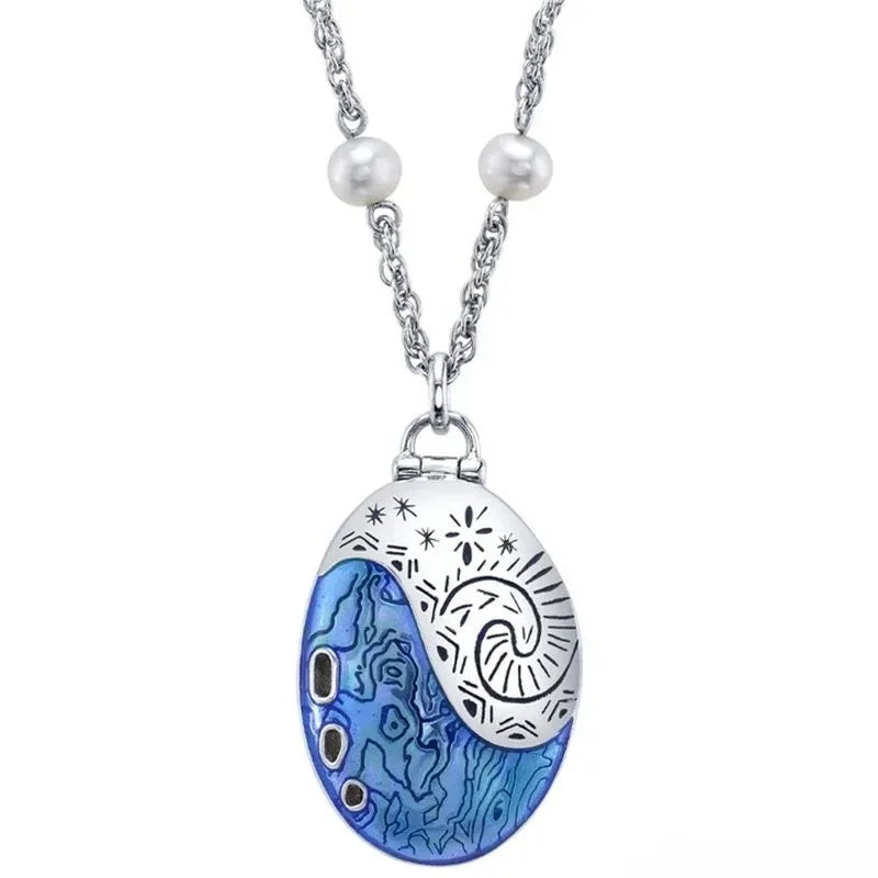 Moana Ocean Star Halsketten Neue Disney Anime Peripherie Halsband Mädchen Jungen Cosplay Halskette Mode Schmuck Kinder Klassisches Spielzeug Geschenk