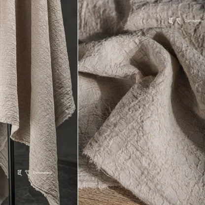 Gewaschener Baumwoll-Leinen-Stoff, Pflanzen-Krawatten-gefärbt, Kleidung, Designer, Großhandel, Stoff, DIY-Bekleidung, Nähen, Stoffmaterial nach Meter