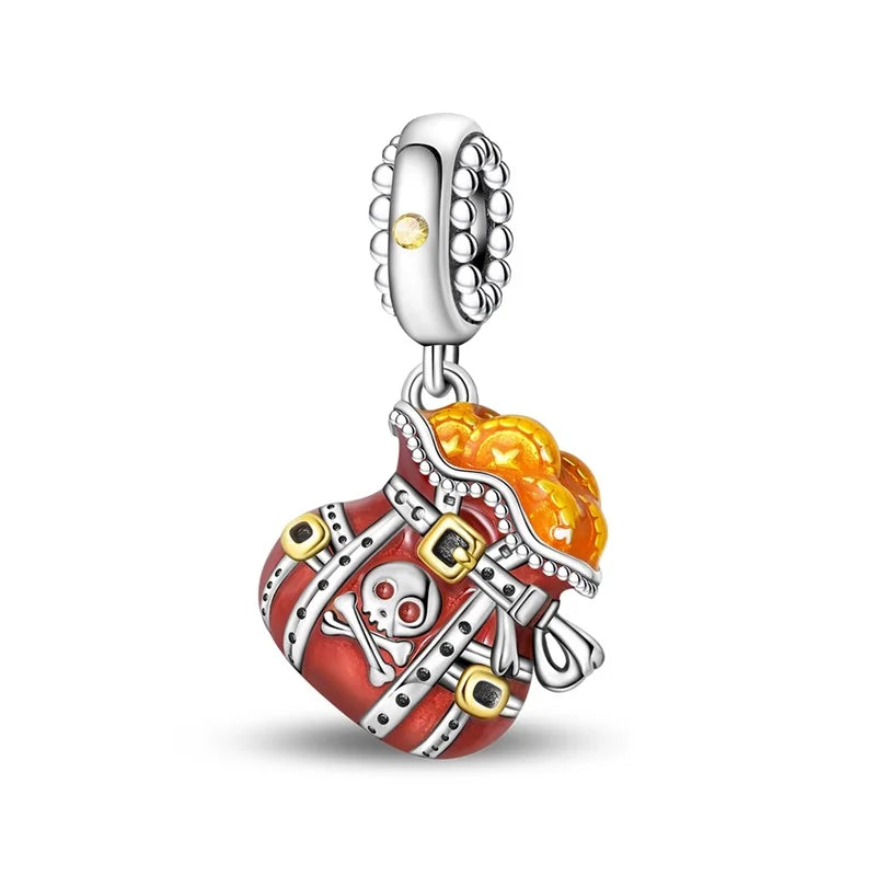 Glücksbringer aus 925er-Sterlingsilber, Geldbaum, glückliche Katze, Gott des Reichtums, Dollar-Schatz-Charm, passend für DIY-Armbänder, Halsketten, viel Glück, Wunschgeschenk