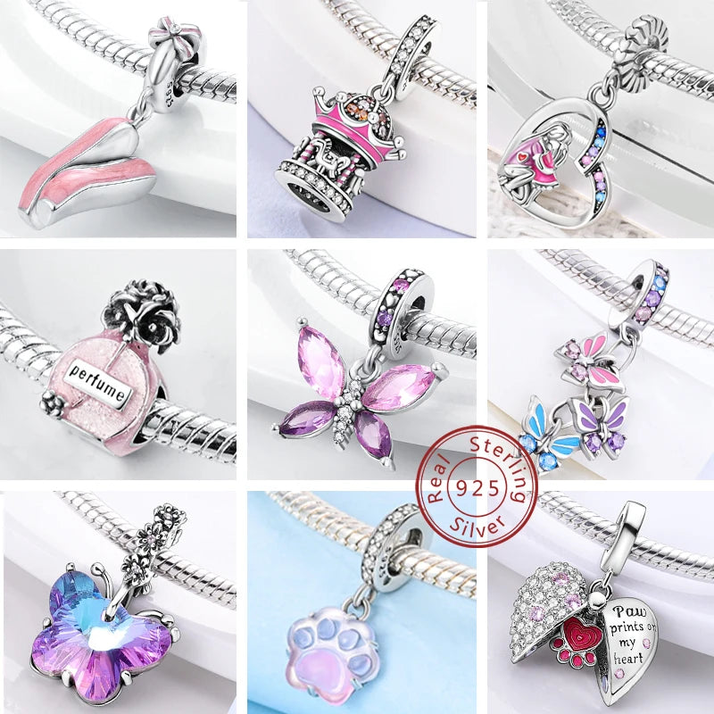 Charm Heiße Verkäufe 925 Silber Original Charms Perlen Fit Anhänger Charm Armband Baumeln für Frauen DIY Edlen Schmuck Machen