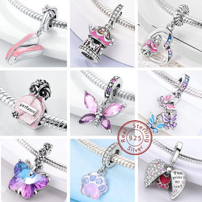 Charm Heiße Verkäufe 925 Silber Original Charms Perlen Fit Anhänger Charm Armband Baumeln für Frauen DIY Edlen Schmuck Machen