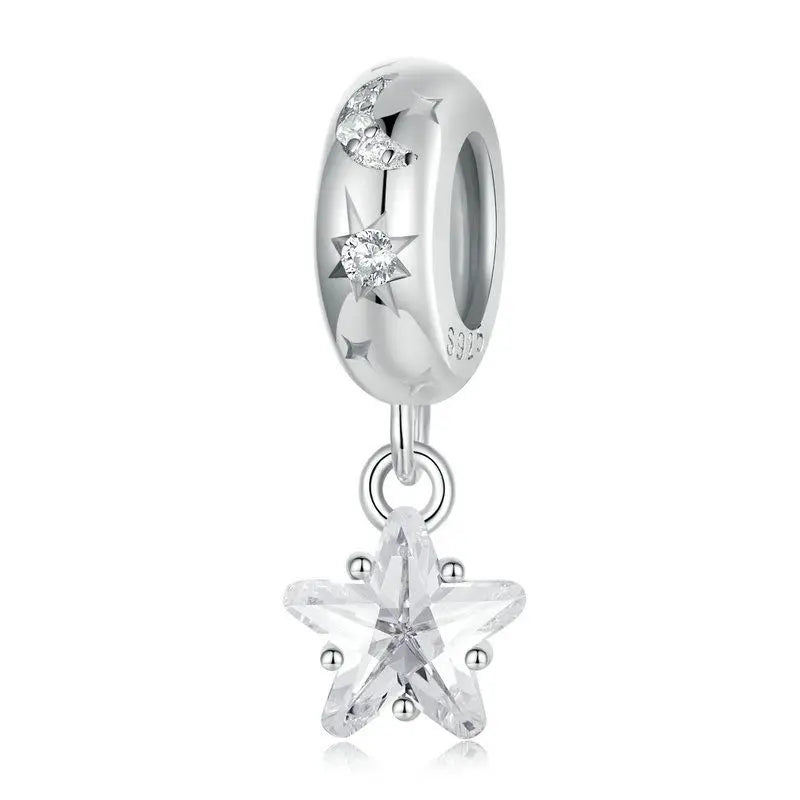 WOSTU Anhänger aus 925er-Sterlingsilber, Liebesherz-Charm, Dackel-Hund, lila Kristall, Lotus-Perlen, passend für Armband, DIY-Halskette, Mädchen-Geschenk