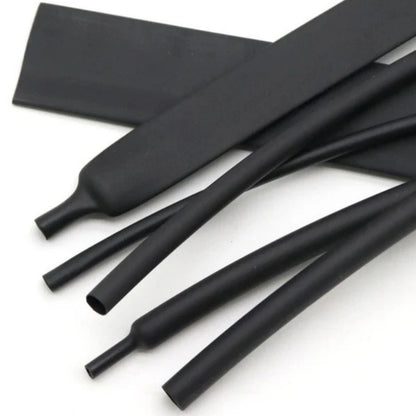 1 m wasserdichtes Schrumpfschlauch-Set mit Klebstoff – 1 m 3:1 Schrumpfschlauch mit doppelwandigem Kleber, Rohrdurchmesser 1,6–50 mm