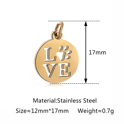 5Pcs Hohl Stern/Mond/Sonne Doppel Loch Charme Edelstahl Halskette Armband Anhänger DIY Link Stecker Schmuck machen Liefert