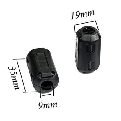 48PCS Ferritkern Set mit gefalteten Ferrit-Interferenzfilterkabelklemmen Clip-on Ferritkerne Clip für Netzkabel