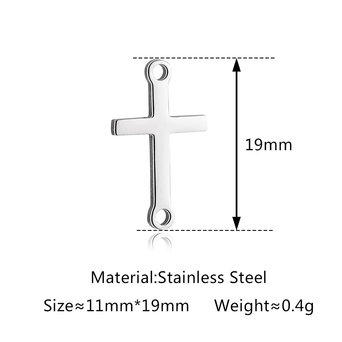 5Pcs Hohl Stern/Mond/Sonne Doppel Loch Charme Edelstahl Halskette Armband Anhänger DIY Link Stecker Schmuck machen Liefert