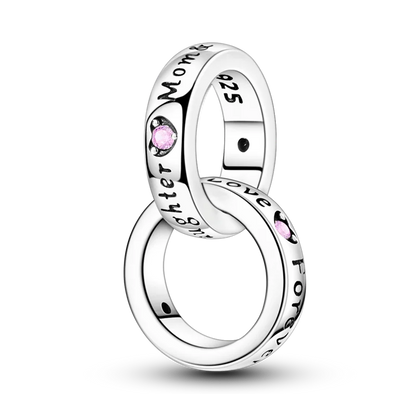 Charm-Perle aus 925er-Sterlingsilber, Mutter-Geschenk, Mutter, Liebe, glückliche Familie, baumelnd, passend für Original-Armreif, Halskette, DIY-Schmuck