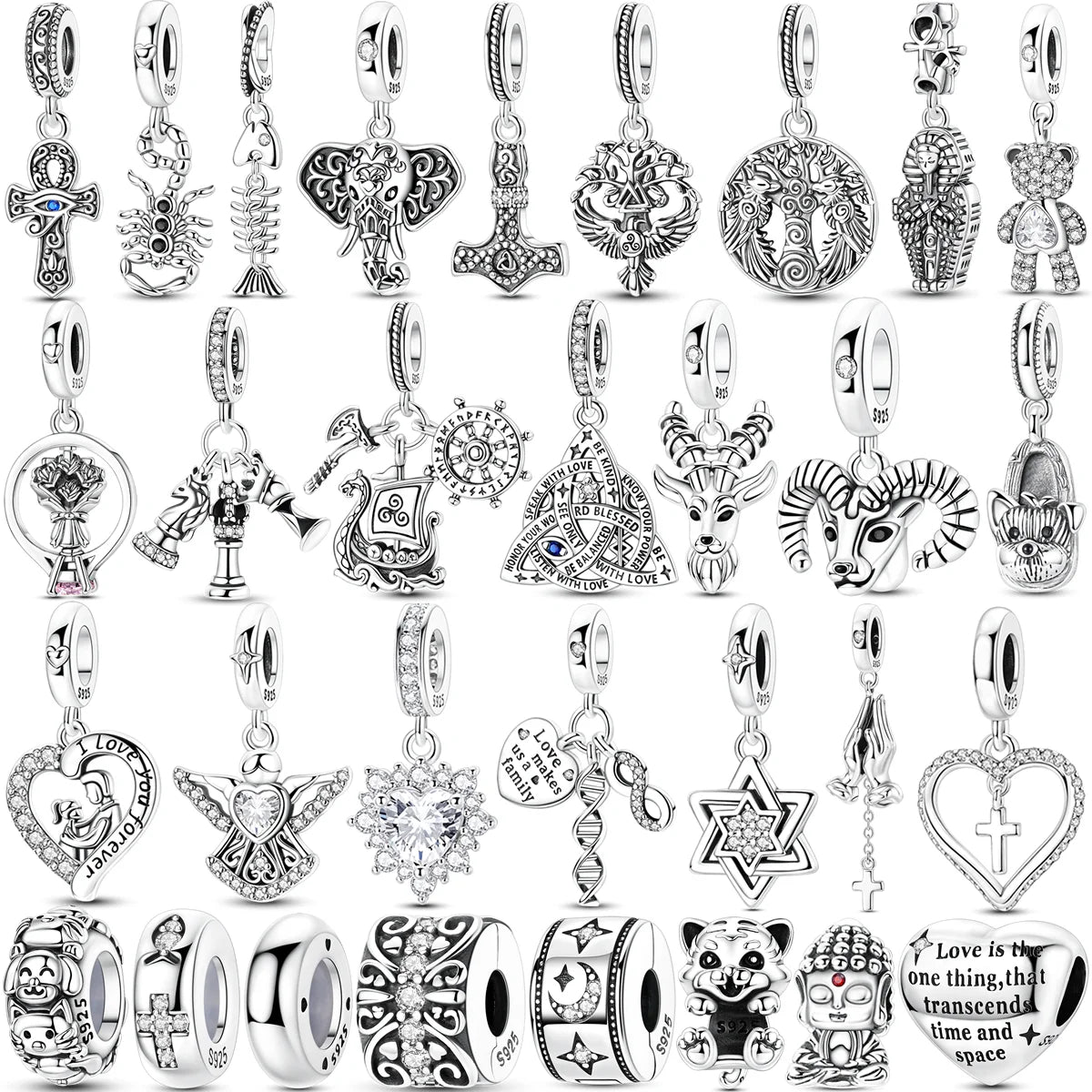 2026 heißer Verkauf 925 Sterling Silber Charms Perle CZ Zirkon Für Immer Liebe Baum Des Lebens Anhänger Fit Original Armband DIY schmuck Geschenk