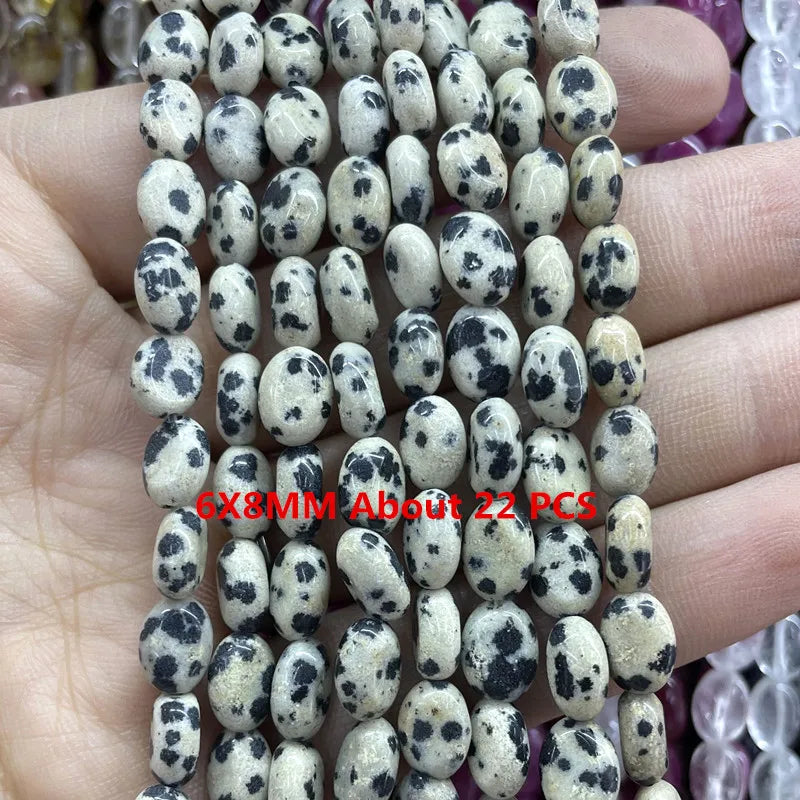 Natürliche Stein Dalmatiner Jaspis Runde Würfel Facettierte Rondelle Lose Spacer Perlen Für Schmuck Machen Charms DIY Armbänder Halskette